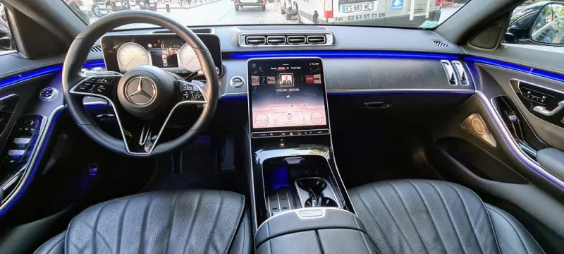 Mercedes Classe S 450 Long de location chez Vendôme Plaza à Boulogne-Billancourt